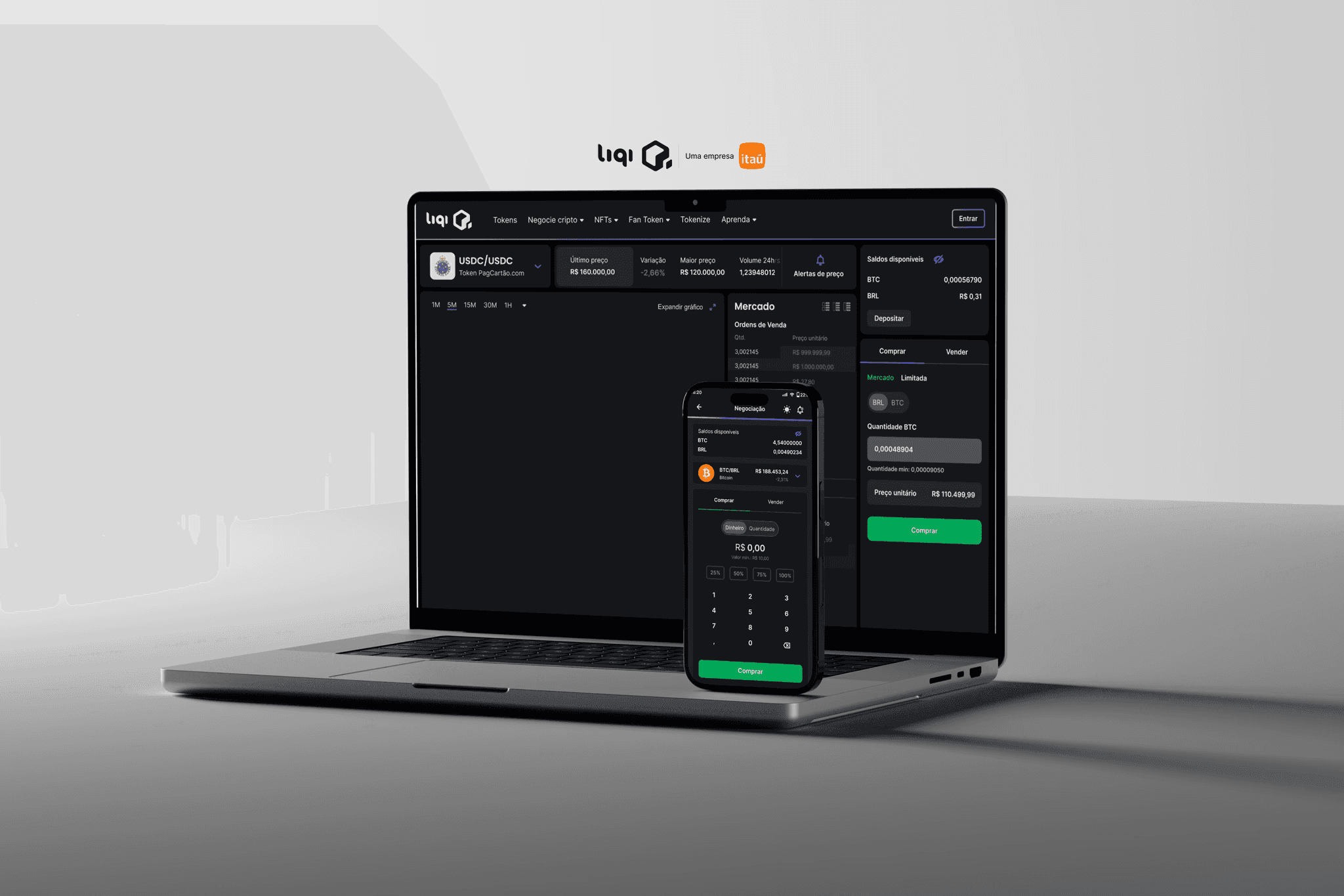 Criação do aplicativo Liqi